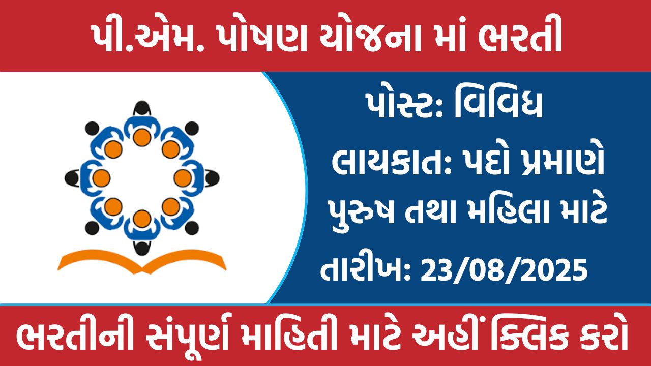 PM Nutrition Scheme Recruitment
