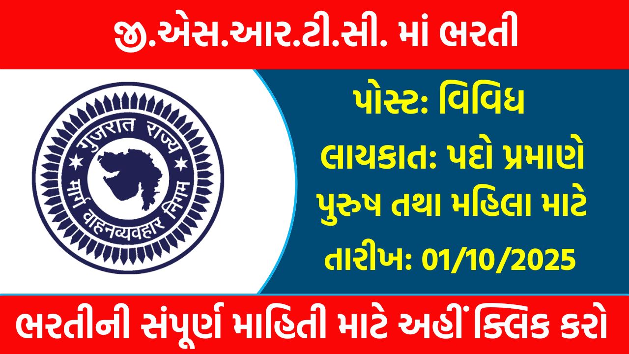 GSRTC Recruitment 2025
